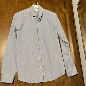 Gap Men's Blue Checkered Shirt